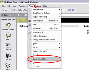 Setup Email Accounts